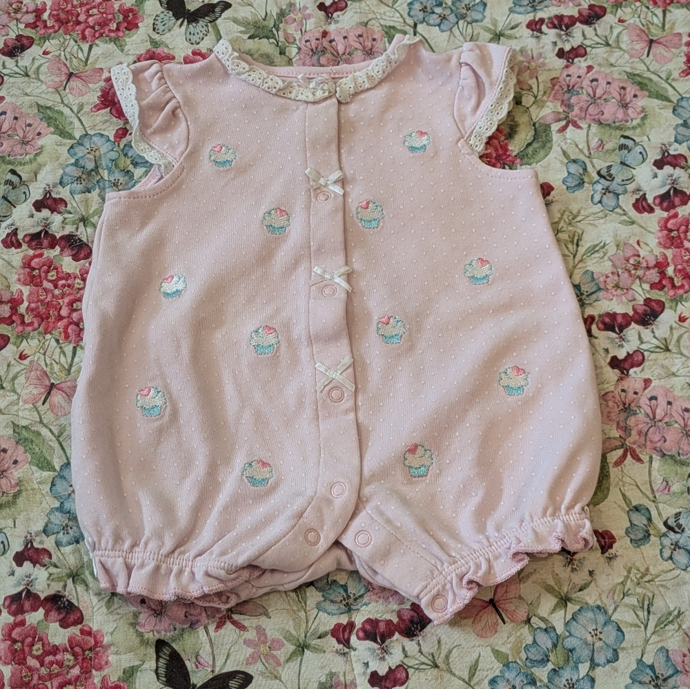 Little Me Cupcake Romper